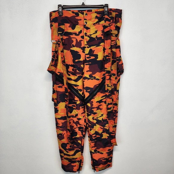 Balera Orange and Black Camouflage Pants - Picture 2 of 14